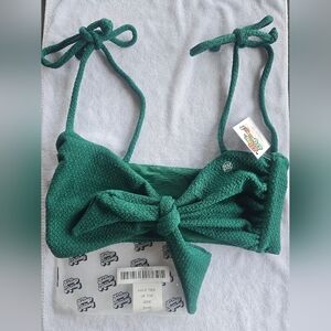 NWT Salty Honey Halo Tied Swim Top